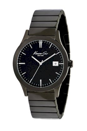 Kenneth Cole New York Men's KC9117 Classic Triple Black Rose Gold Watch