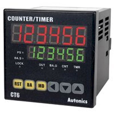 Counter Autonics CT6S-1P2T, hiển thị 6 chữ số, 24VAC 50/60Hz /24-48VDC