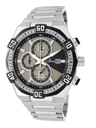 Le Chateau Men's 5401M-GRandBLK Sports Dinamica Collection Chronograph Watch