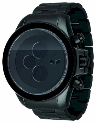  Vestal Men's ZR3011 ZR-3 Oversized Matte Black Minimalist Chronograph Watch