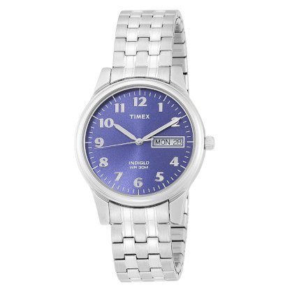 Timex Men's T26471 Classic Silver-Tone Expansion Band Watch
