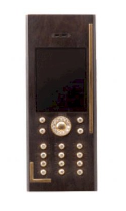 Điện thoại vỏ gỗ Nokia 7210 (Phím vàng - Helios)