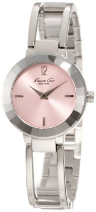 Kenneth Cole New York Men's KC4828 Classic Pink Dial Diamond Cut Bezel Watch