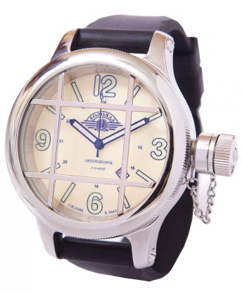  Moscow Classic Vodolaz 2824/03911125 Automatic Watch for Him Protection Grid