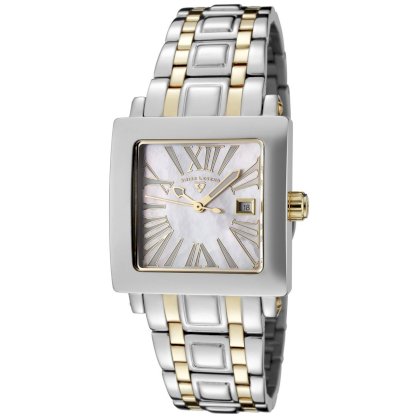 Swiss Legend Women's 20024-SG-02MOP Colosso White Mother-of-Pearl Dial Two-Tone Stainless Steel Watch