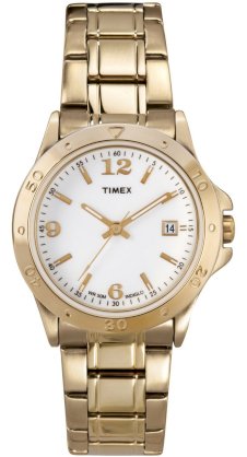 Timex Women's T2M786 Sport Fashion Gold-Tone Bracelet Watch