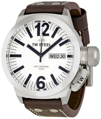  TW Steel Men's CE1005 CEO White Dial Watch