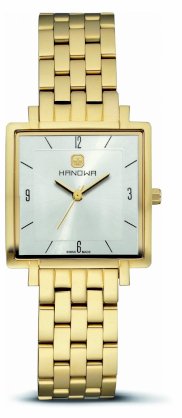 Hanowa Women's 16-7019.02.001 Eleganza Square Gold IP Steel Watch