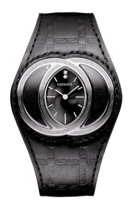 Gianni Versace Eclissi 84Q Black Dial Ladies Watch