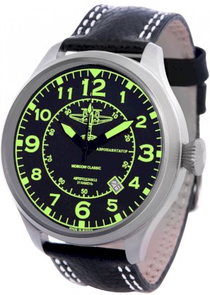  Moscow Classic Aeronavigator 2416/04031003 Automatic Watch for Him Made in Russia