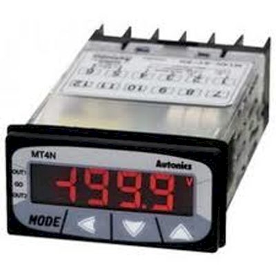 Đồng hồ đo đa năng hiển thị số Autonics MT4N-AV-E1, hiện thị 4 chữ số.