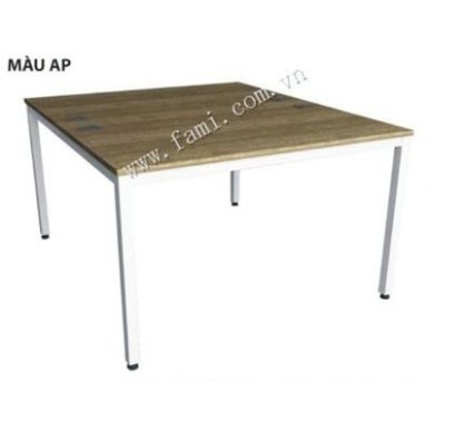 TT1212-MEL18F-AP bàn làm việc chân sắt, mặt gỗ nội thất Fami 