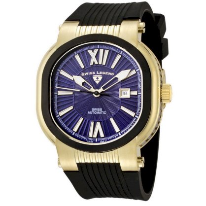 Swiss Legend Men's 90026-YG-03 Legato Collection Automatic Gold-Tone Watch with Winder