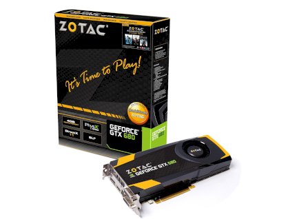 ZOTAC GeForce GTX 680 4GB [ZT-60103-10P] (NVIDIA GeForce GTX 680, GDDR5 4GB, 256-bit, PCI-E 3.0)