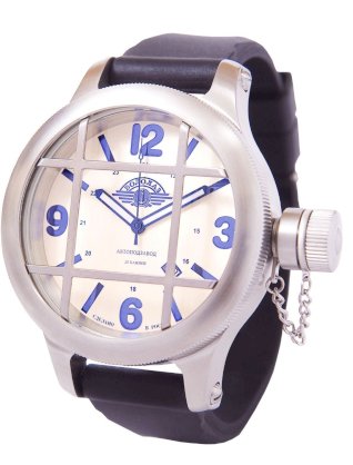  Moscow Classic Vodolaz 2824/03931124 Automatic Watch for Him Protection Grid