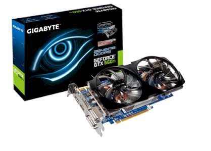 Gigabyte GV-N66TWF2-2GD (NVIDIA GeForce GTX 660 Ti, GDDR5 2GB, 192-bit, PCI-E 3.0)