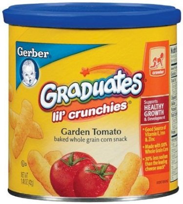 Bánh ăn dặm Gerber Graduates Lil's Crunchies - Garden Tomato