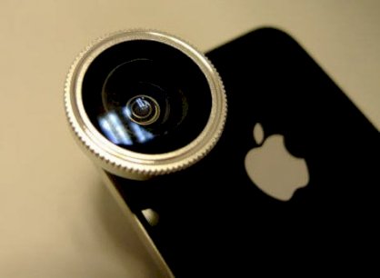 Ống kính mắt cá fisheye cho iPhone