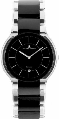 Jacques Lemans Men's 1-1581A Dublin Classic Analog with HighTech Ceramic and Sapphire Glass Watch