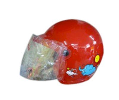 Mũ bảo hiểm trẻ em Andes cả đầu (màu đỏ)