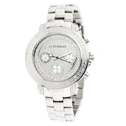 Womens Diamond Watch 0.3ct Luxurman Diamond Watch