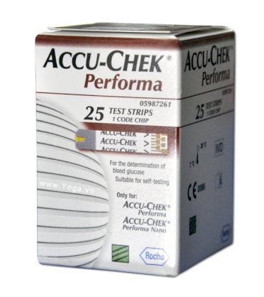 Que thử Accu-chek Performa (lọ 25 que)