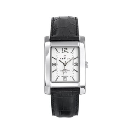 Certus Certus Men's 610871 Rectangular White Dial Date Watch