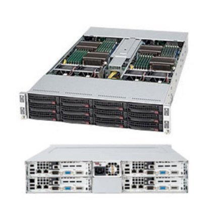 Server Supermicro SuperServer 6026TT-IBXF (SYS-6026TT-IBXF) L5506 (Intel Xeon L5506 2.13GHz, RAM 4GB, 1400W, Không kèm ổ cứng)