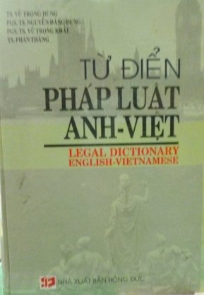 Từ điển pháp luật Anh - Việt