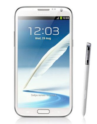 Samsung Galaxy Note II (Galaxy Note 2/ Samsung N7100 Galaxy Note II) Phablet 64Gb Marble White