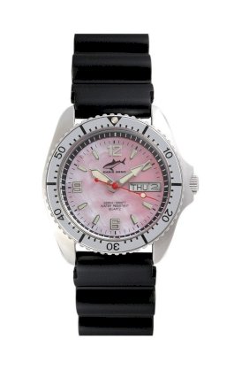 Chris Benz One Medium 200m Pink - Silver KB Wristwatch Diving Watch