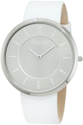 Johan Eric Women's JE5001-04-001 Vejle Slim White Leather Watch
