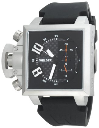 Welder Men's K25-4205 K25 Chronograph Stainless Steel Square Watch