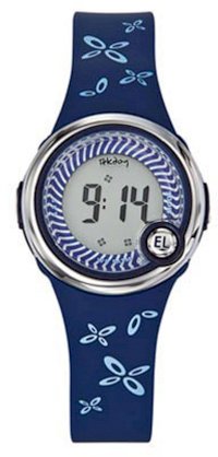 Tekday Kids' 653053 Digital Blue Plastic Strap LCD Sport Watch