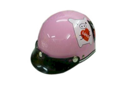 Mũ bảo hiểm trẻ em Janpo (Màu hồng)