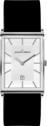 Jacques Lemans Men's 1-1602B York Classic Analog with Sapphire Glass Coating Watch