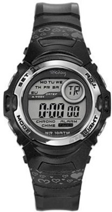 Tekday Kids Digital Chronograph Black Plastic Day Date Sport Watch
