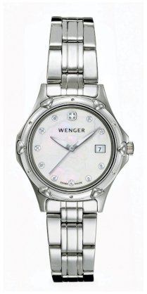 Wenger Ladies Standard Issue - Mother of Pearl Dial with Swarovski Crystals
