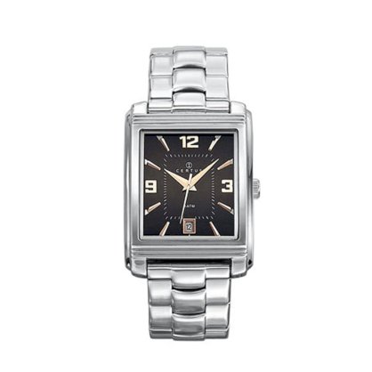Certus Men's 615799 Classic Quartz Rectangle Stainless Steel Watch