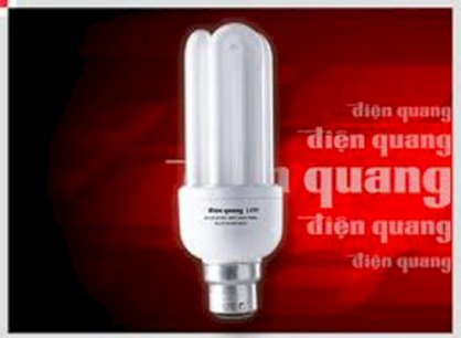 Đèn Compact 3U Điện Quang 20W Daylight/Warmwhite ĐQ-CFL3U 20W-DL/WW