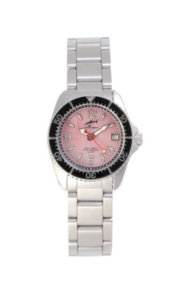 Chris Benz One Lady Pink - Black MB Wristwatch for Her Diving Watch