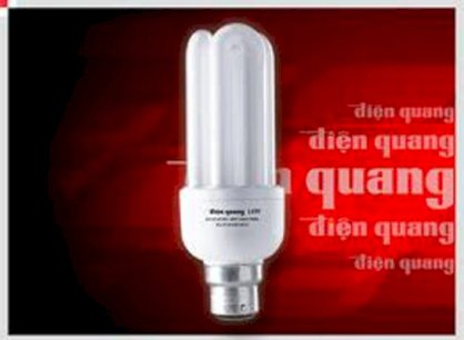 Đèn Compact 3U Điện Quang 18W Daylight/Warmwhite ĐQ-CFL3U 18W-DL/WW