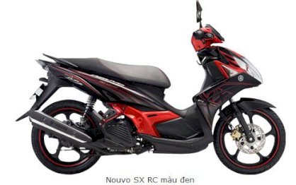 Dịch vụ sơn xe máy Yamaha Nouvo SX RC 125 2012 ( Đỏ Đen ) YMH4