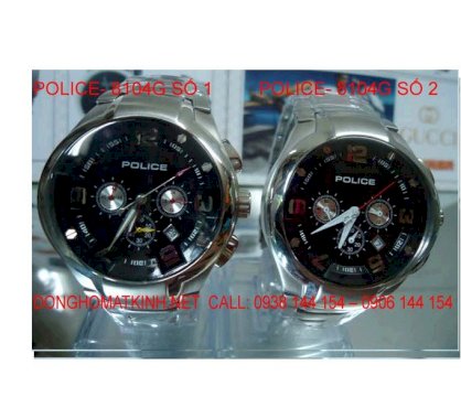 Đồng hồ Police - 8104- số 1 và số 2