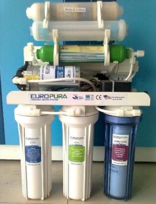 Máy lọc nước RO Europura EU107M 7 cấp lọc không vỏ