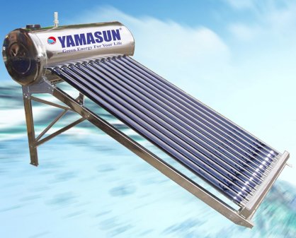 Máy nước nóng năng lượng mặt trời YAMASUN 300 Lít - sơn tĩnh điện