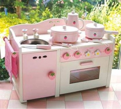 Bộ tủ bếp hồng Mother Garden 030