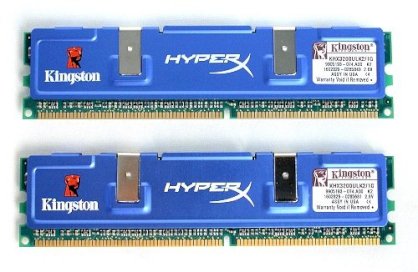 Kingston HyperX  Genesis - 2GB Kit (2x1GB) DDR2 1066MHz CL5 DIMM KHX8500D2K2/2GN