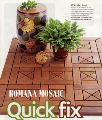 Sàn gỗ sân vườn Romana Decking Tiles RDT44