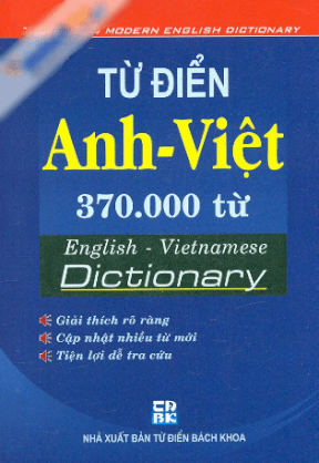  Từ Điển Anh - Việt 370.000 Từ